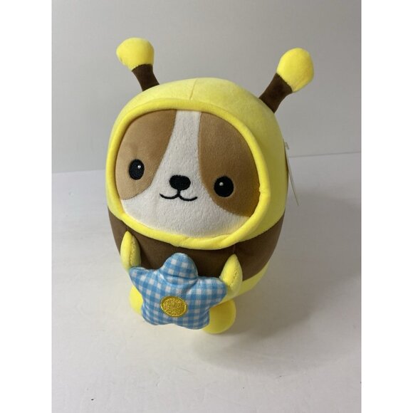 Smoochy Pals Corgi In Bumble Bee Costume Plush Stuffed Animal - Picture 1 of 10